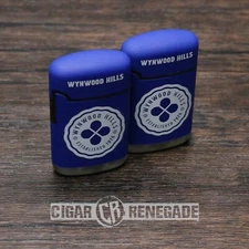 Winwood Hills Single Flame Adjustable Refillable Cigar Torch Lighter - 2 Pack