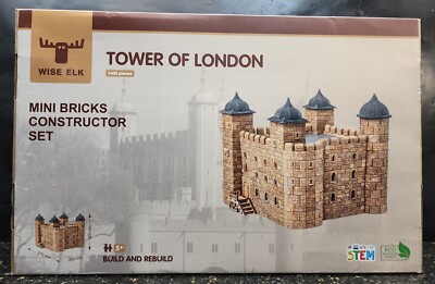 Wise Elk Tower Of London Mini Bricks Constructor Set 1400 Pc 70453 2019 Sealed 