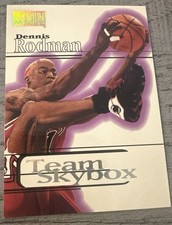 DENNIS RODMAN SKYBOX PREMIUM 1998 CHICAGO BULLS BASKETBALL CARD Small White Pics
