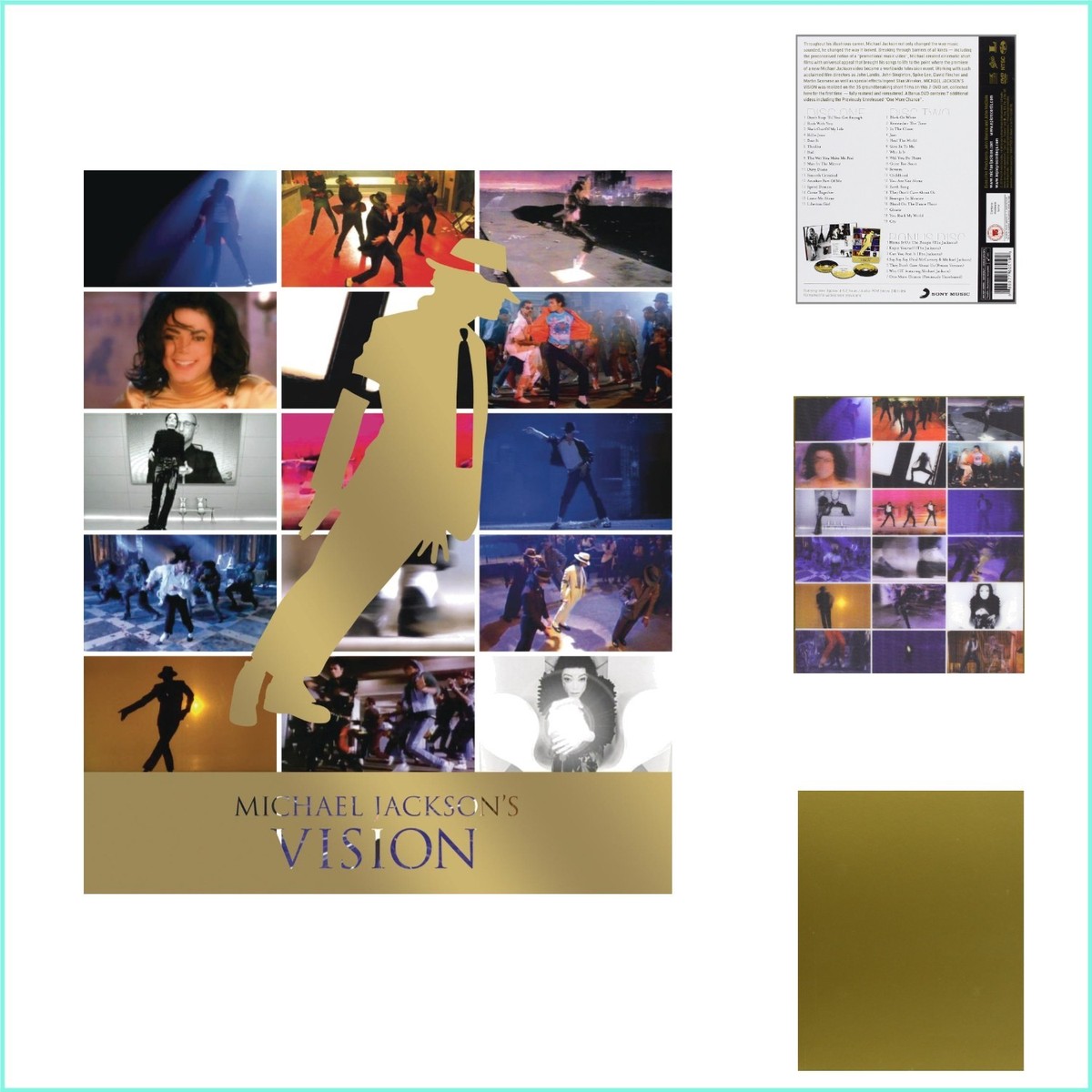 ミュージック Michael Jackson's Vision Deluxe 3 DVD Michael Jacksons Vision (DVD, 2010, 3-Disc Set, Deluxe Vision) for