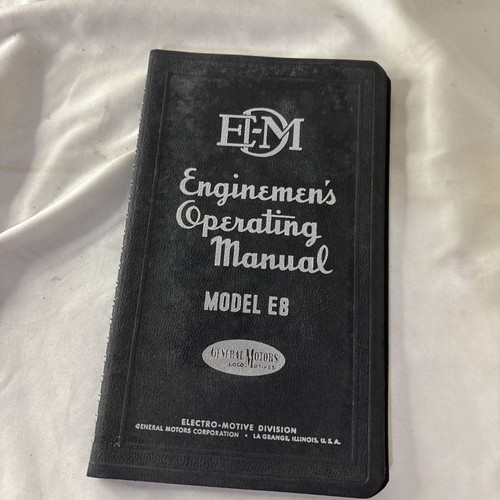 Window Operators Liste GM-EMD 2311 Model E8 Diesel Locomotive Enginemen's Operator's Manual ...