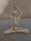 Skeletons Zen Yoga Posing Set of 2 Halloween Decoration NEW — photo 4