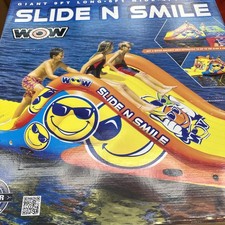 WOW Sports - Sports Slide N Smile - Inflatable Floating Giant Water Slide For