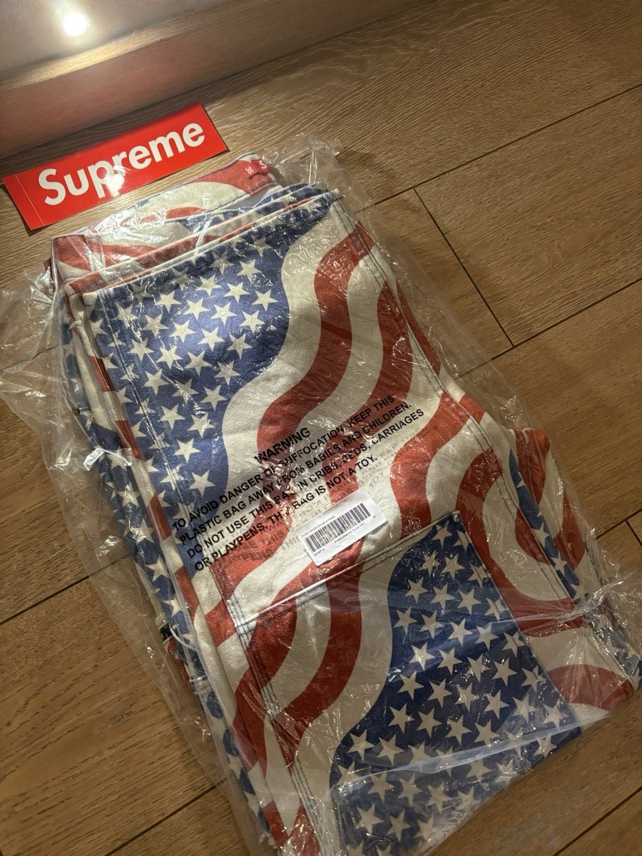 Supreme Flag Double Knee Painter Pant - Size:36 | eBay