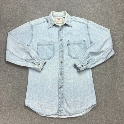 Levis Jeanshemd Erwachsene Small blau Western Rodeo Cowboy Red Tab USA 90s Herren