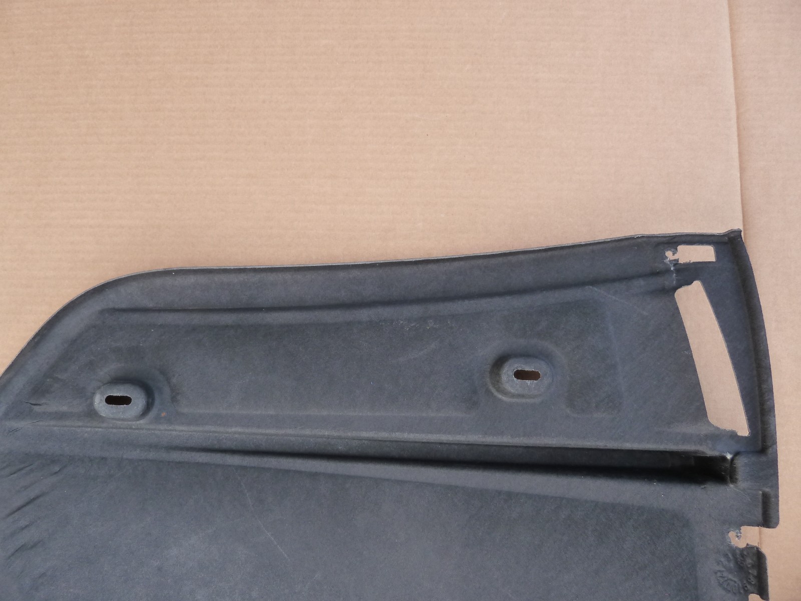 12-18 Bentley Continental GTC Convertible Rear Underbody Splash Shield Cover OEM