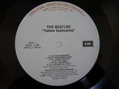 The Beatles Yellow Submarine Mobile Fidelity Sound Lab MFSL 1-108