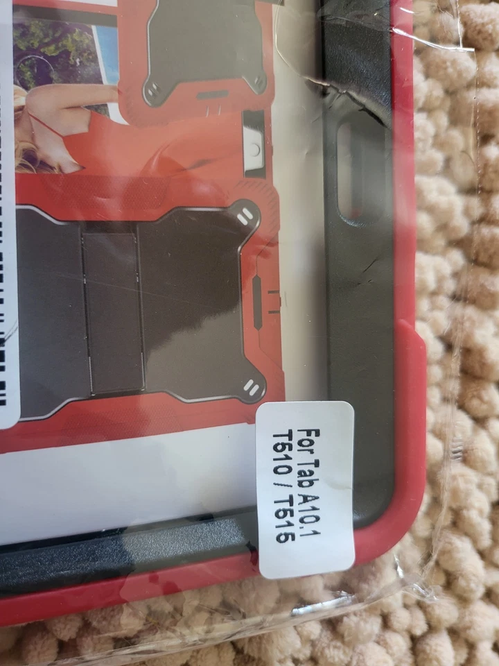 Funda Tablet Samsung 10.1 Pulgadas Negra y Roja Foto 2 de 4