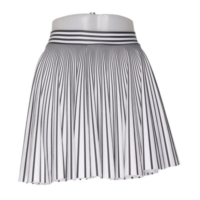 Blackmilk, Rock, Größe: XS, Weiß/Schwarz, Elasthan/Polyester, Chevron #y77
