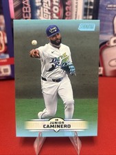 2025 Topps Stadium Club - Junior Caminero #146 Light Blue Foil