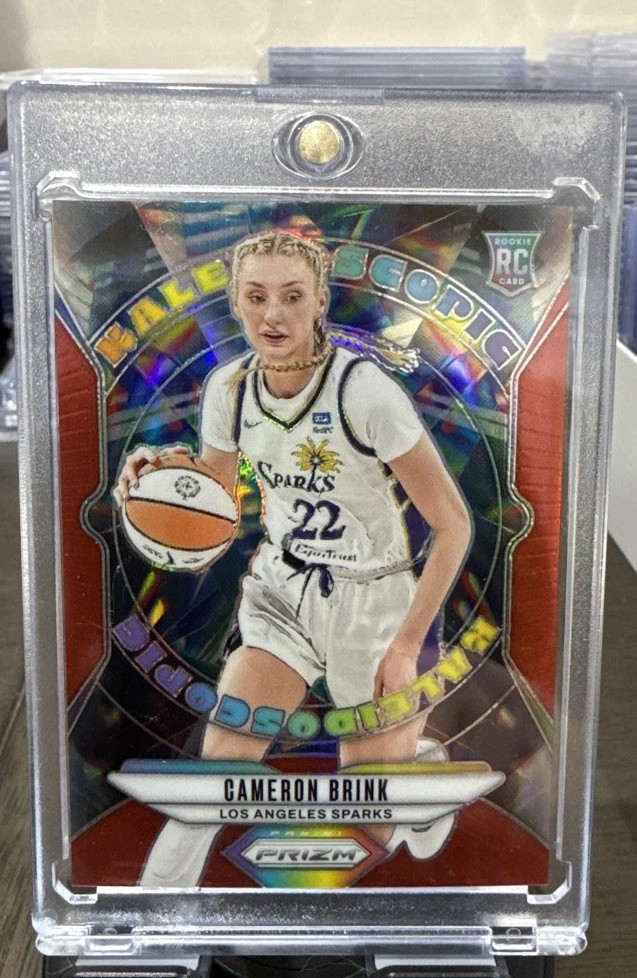 2024 Panini Prizm WNBA - Kaleidoscopic Cameron Brink #14 Red Prizm /99 (RC)