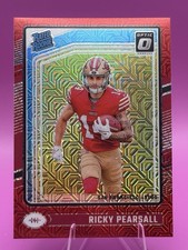 2024 Panini Donruss Optic - Rated Rookie Ricky Pearsall #284 Red Mojo Prizm (RC)