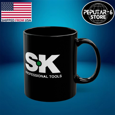 #ad SK Professional Tools 11oz Coffee Tea Black Mug FREESHIP $8.00
