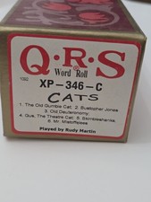 QRS Player Piano Word Roll XP-346-C Cats 'The Old Gumbie Cat' 6 Songs
