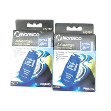 2 Philips Norelco Advantage Hq150 Nivea for Men Shaving Lotion 9 Cartridges