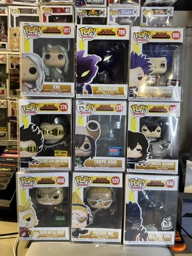 My Hero Academia Funko Pop Lot! All Might Shota Aizawa All For One Shinso Tsuyu