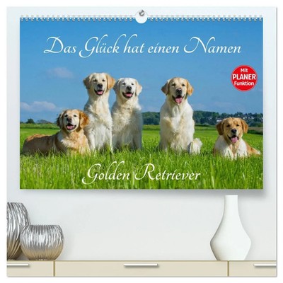 Das Glück hat einen Namen - Go*den Retriever (hochwertiger Premium...