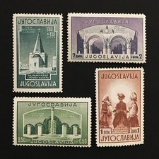 Yugoslavia 1941 complete set MLH Sc#B120-B123
