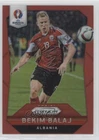 2016 Panini Prizm UEFA Euro Red Prizm /149 Bekim Balaj #194 Rookie RC