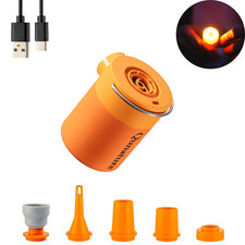 Qunature 1500mAh Mini Elektrische Luftpumpe Camping Air Pump Magnetische Lampe