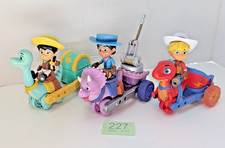 Dino Ranch Figures Miguel & Tango Jon & Blitz and Min & Clover with Carts 227