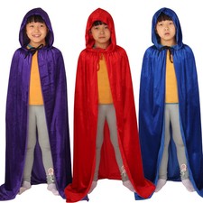 Kapuze Samtumhang Umhang Robe Hexe Vampir Cosplay Party Kost&uuml;m