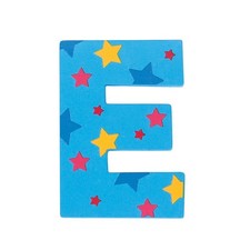 Star Letter E Blue