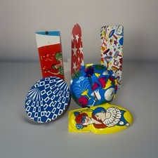 Vintage Tin Litho Noise Makers U.S. Metal Toy Mfg Lot of 6