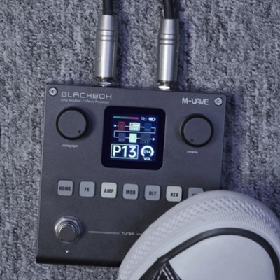 M-VAVE BLACKBOX Multifunctional Guitar/BassEffect Pedal Effector Built-inbattery