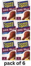 Shake 'N Bake BBQ Glaze Seasoned Coating Mix, 6 oz Box (pack of 6)