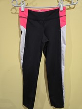 Old Navy Kids Yoga Workout Stretchy Pants Black, Pink  White Size Medium/8