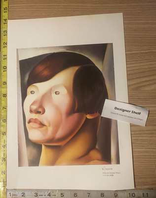 Tamara De Lempicka Tete De Femme Slave & Nu Assis 2 Scene Art Book Photograph