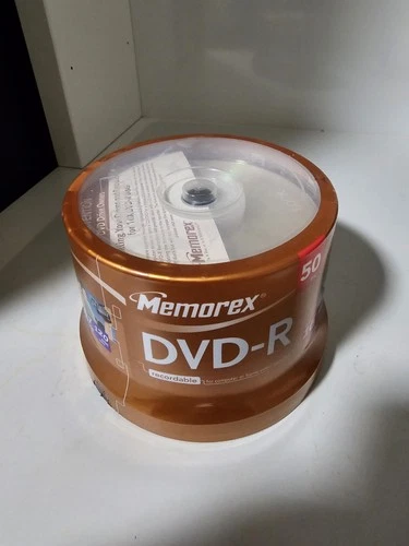 Memorex DVD-R 50 Pack 16X 4.7GB 120 Min Brand New Factory Sealed