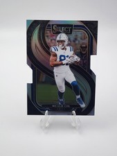 2024 Panini Select - Premier Level Mo Alie-Cox #184 Silver Prizm Die-Cut