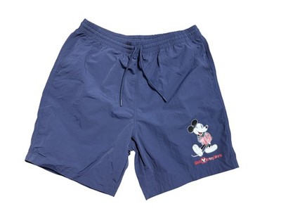 Disney Bermuda Shorts Mens Medium Blue Mickey Mouse Walt Disney World Nylon
