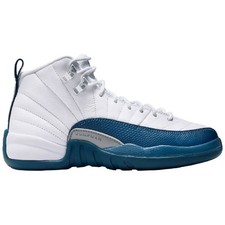 Jordan 12 Retro Lifestyle Sneakers French Blue Grade School White 153265