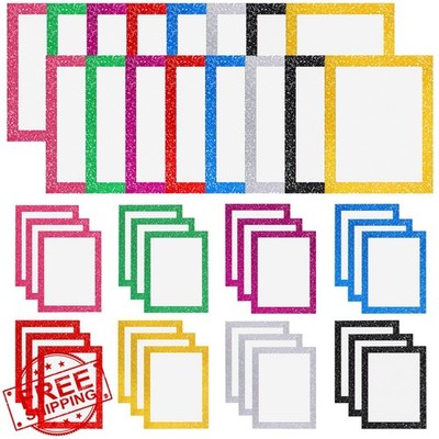Glenmal 32pk 11x14'' Glitter Poster Board Craft Paper Black
