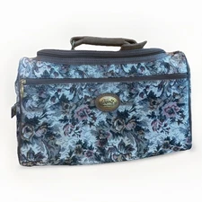 Vintage Ricardo Beverly Hills Tapestry Makeup Carry On Bag Shoulder Strap