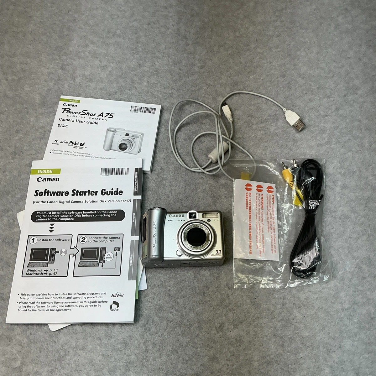 Canon PowerShot A95 1-4.9x Digital Zoom Digital Cameras for sale