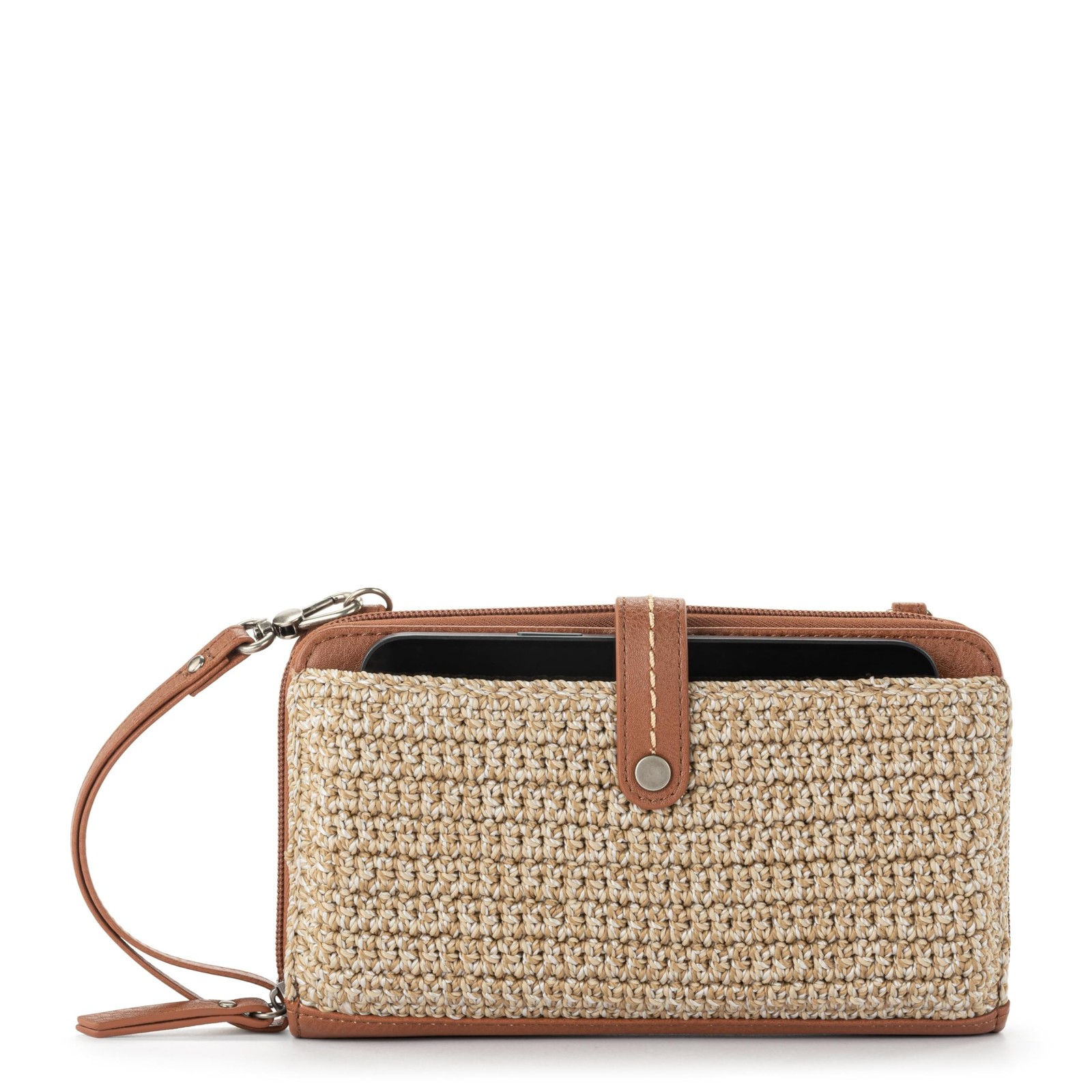 The Sak Iris Smartphone Crossbody One Size, Bamboo Static / Crochet