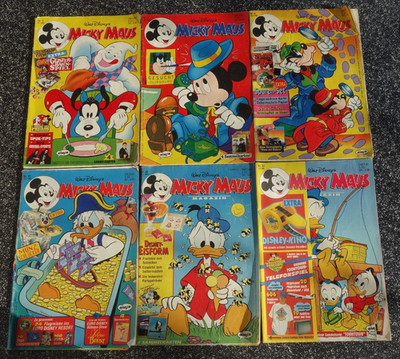 Walt Disneys Micky Maus Konvolut 1993 - 6 Comics