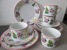 R  & B Flirt 12tlg Kaffeeservice 4 Pers Porzellan Weihnachten Schaukelpferd Deko
