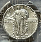 1930-S Standing Liberty quarter, PCGS AU-53