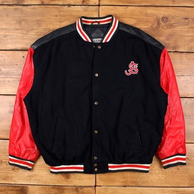 Steve & Barry's Varsity Jacket XL Mens 00s Blue Red Storm Lined Collegiate