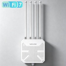 Outdoor WiFi 7 Dual Band WiFi 6 Extender Long Range Repeater Booster AP Router