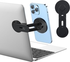 Laptop Magnetic Phone Holder Adjustable Side Mount
