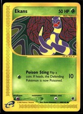 Ekans 108/165 Common Expedition Base Set Pokemon Heavily Played on eBay