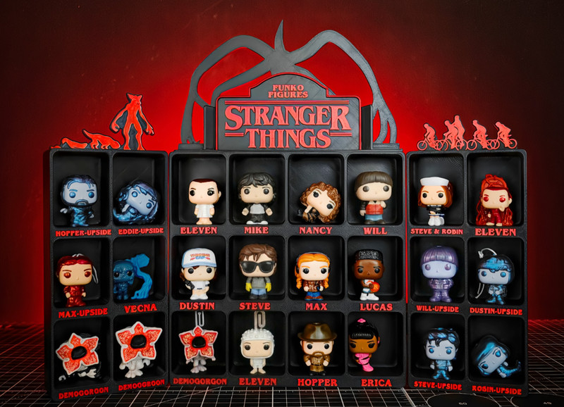 Stranger Things Kinder Joy Funko Pop Display Stand - Custom 3D Printed