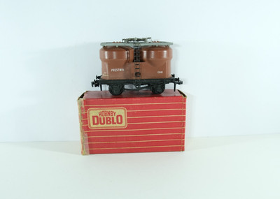 Hornby Dublo 4658 Prestwin Silowagen sehr guter Zustand 2 und 3 Schienensysteme Zugwagen D10.