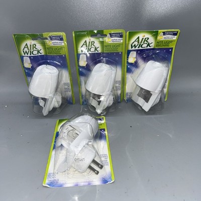 Lot of 4 Air Wick Nite Night Light Scented Oil Warmer Discontinued New Sealed